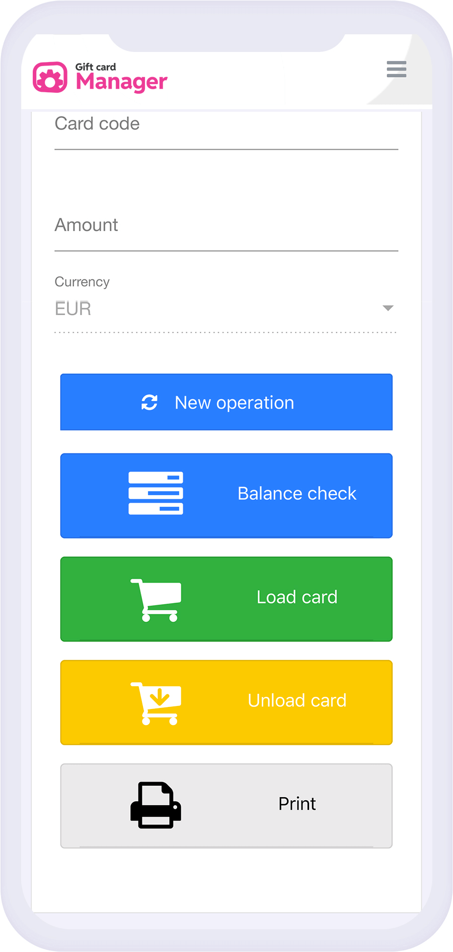 Gift Card Manager